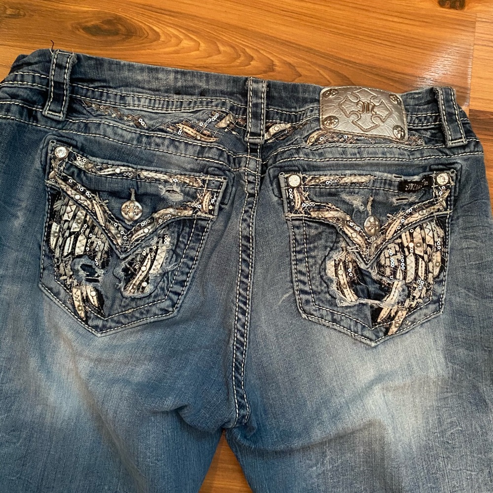 Medium wash Miss Me jeans